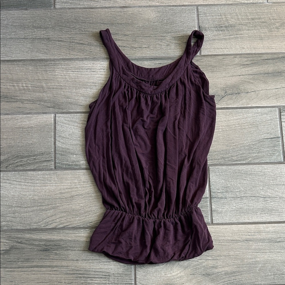 Elegant Women's pajama tank top in Deep Purple